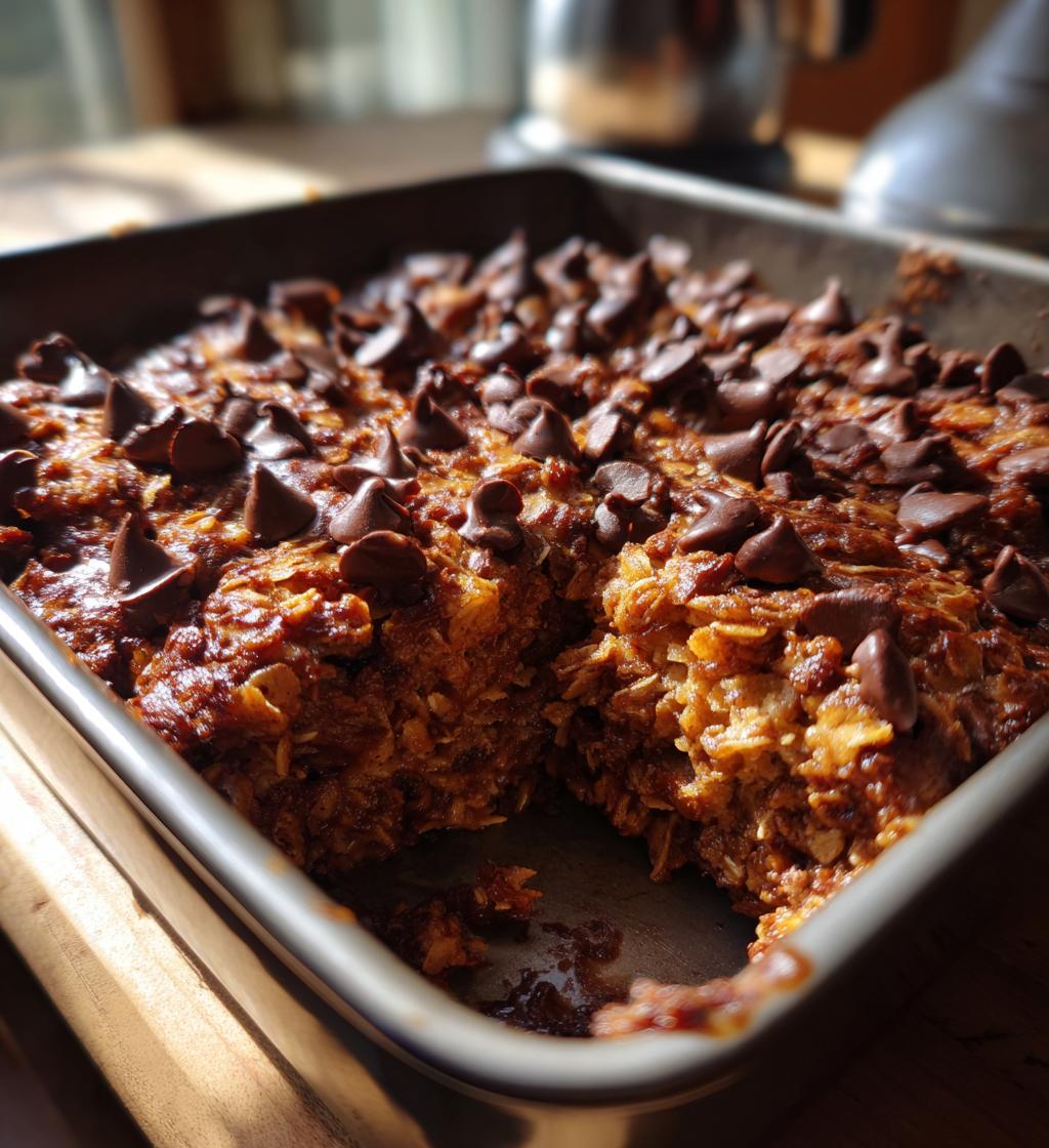 chocolate baked oats