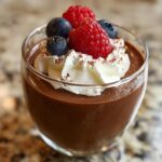 chocolate panna cotta