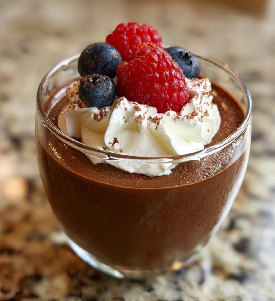 chocolate panna cotta