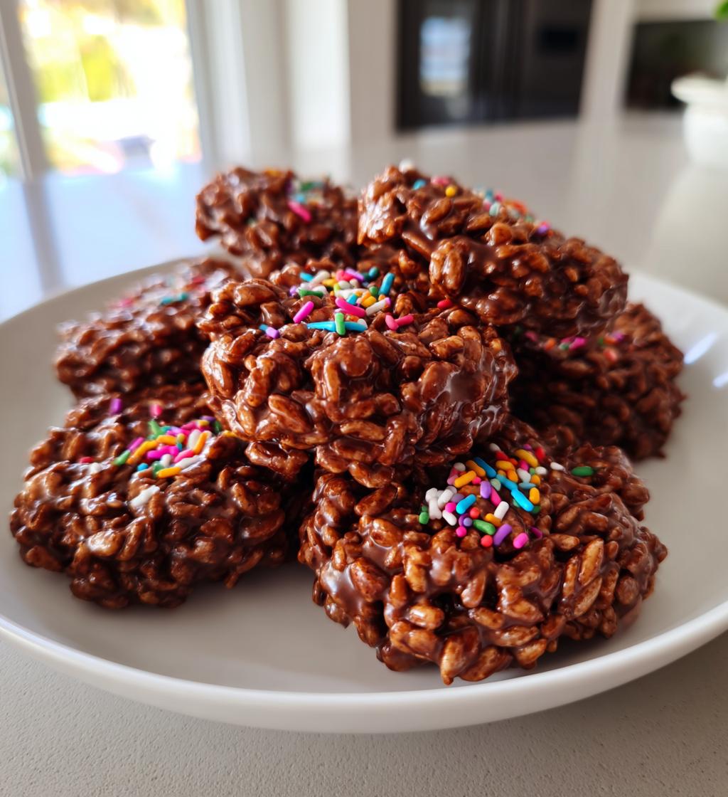 chocolate rice cakes