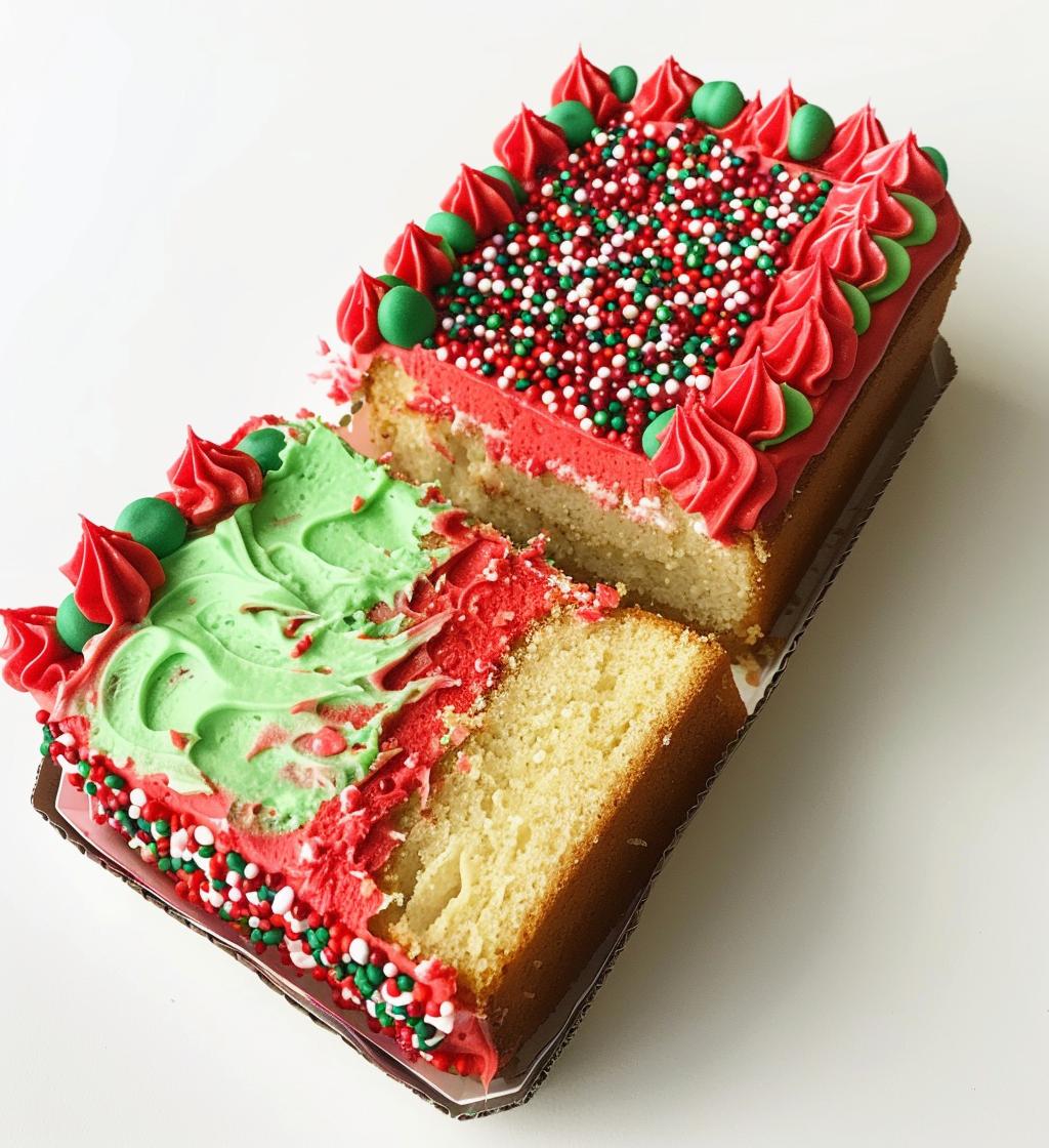 christmas bento cake - detail 1