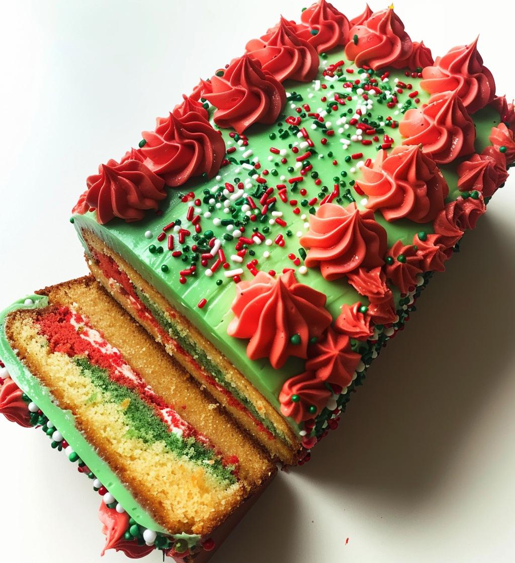 christmas bento cake