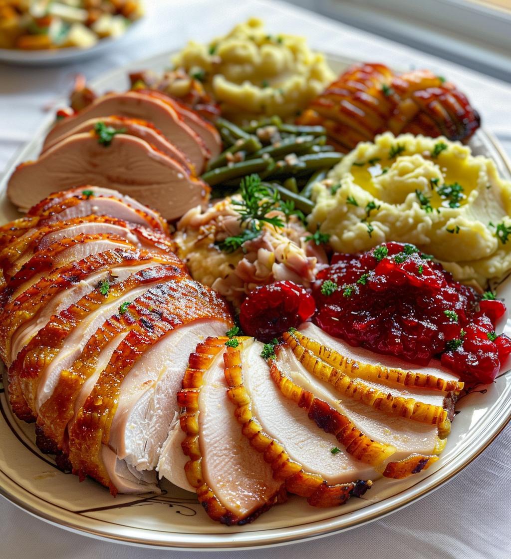 christmas buffet - detail 1