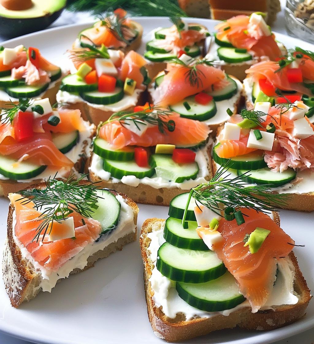 christmas canapes - detail 1