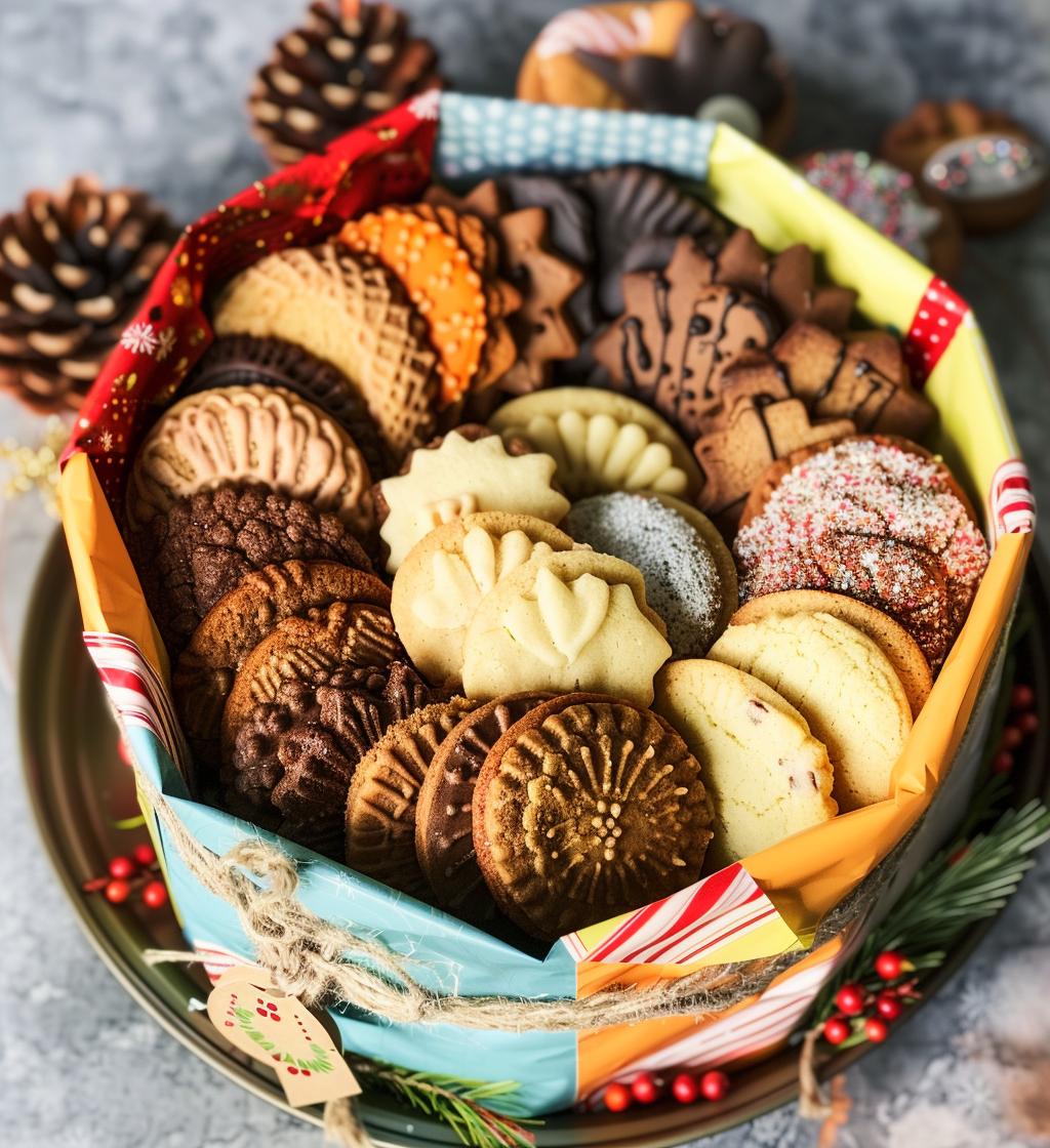 christmas cookie box ideas - detail 1