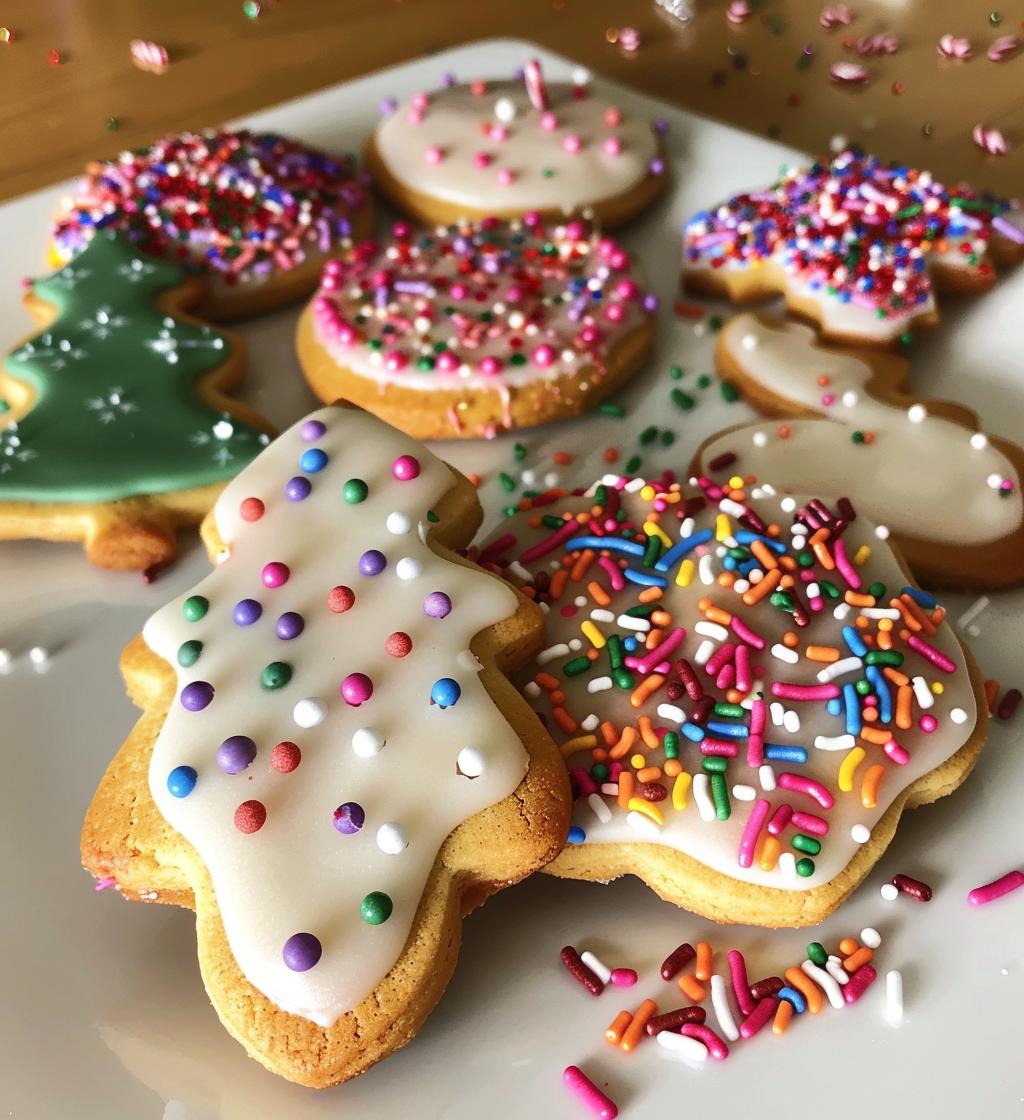 christmas cookies decorated - detail 1