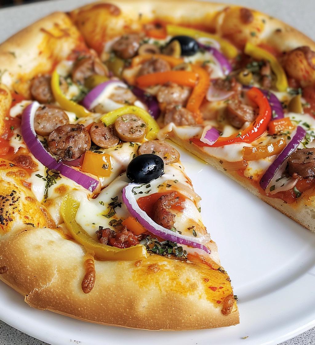 christmas pizza - detail 1