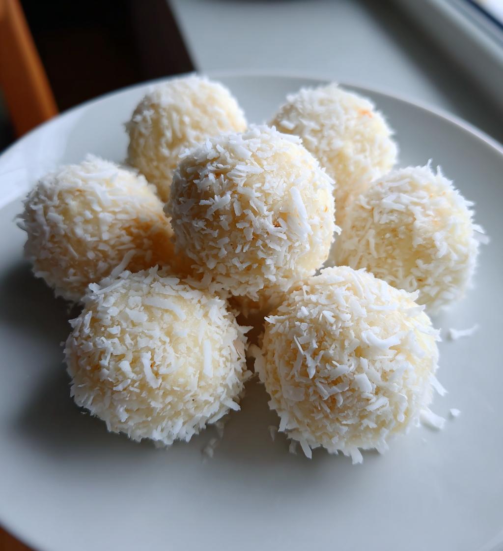 coconut bliss balls vegan gluten free - detail 1