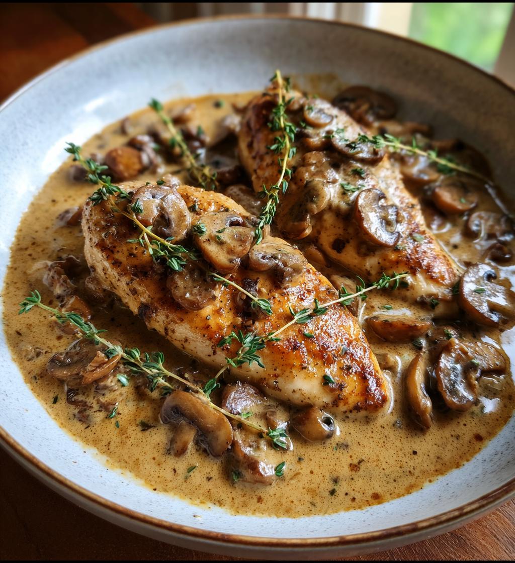 comforting creamy mushroom chicken for cozy nights - detail 1