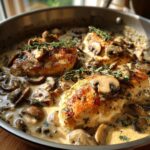 comforting creamy mushroom chicken for cozy nights