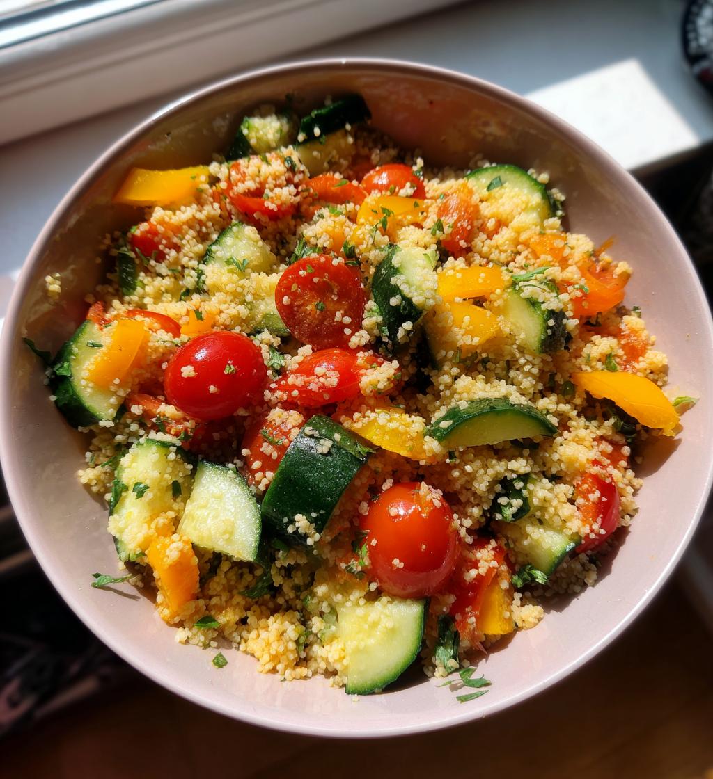 couscous salad - detail 1