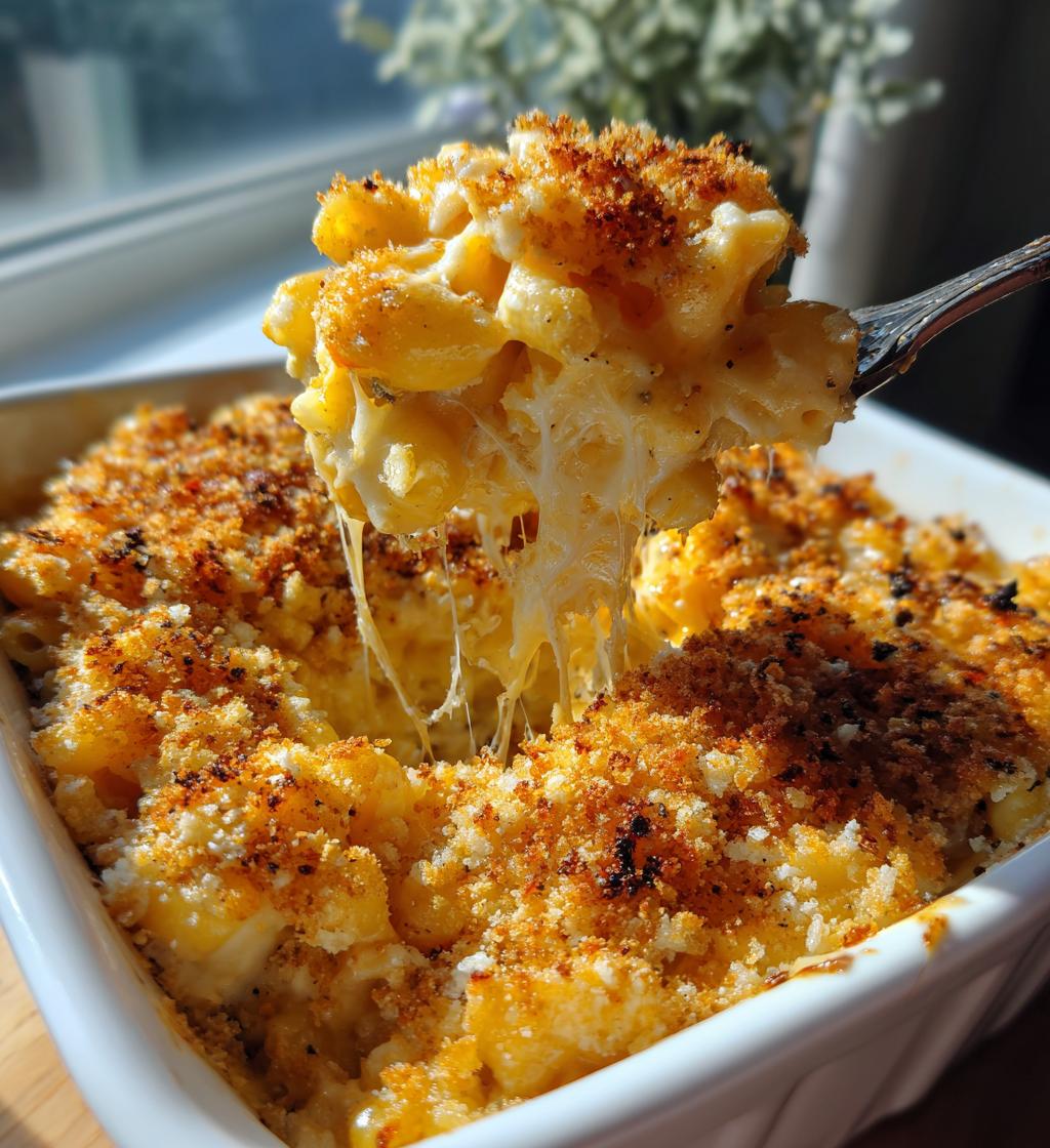 crack mac cheese - detail 1