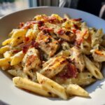 creamy chicken bacon ranch pasta