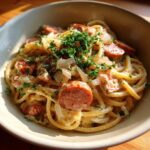 creamy smoked sausage pasta recipe