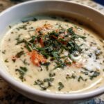 creamy vegan cauliflower soup