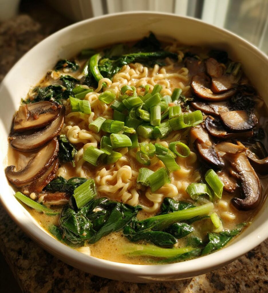 creamy vegan ramen