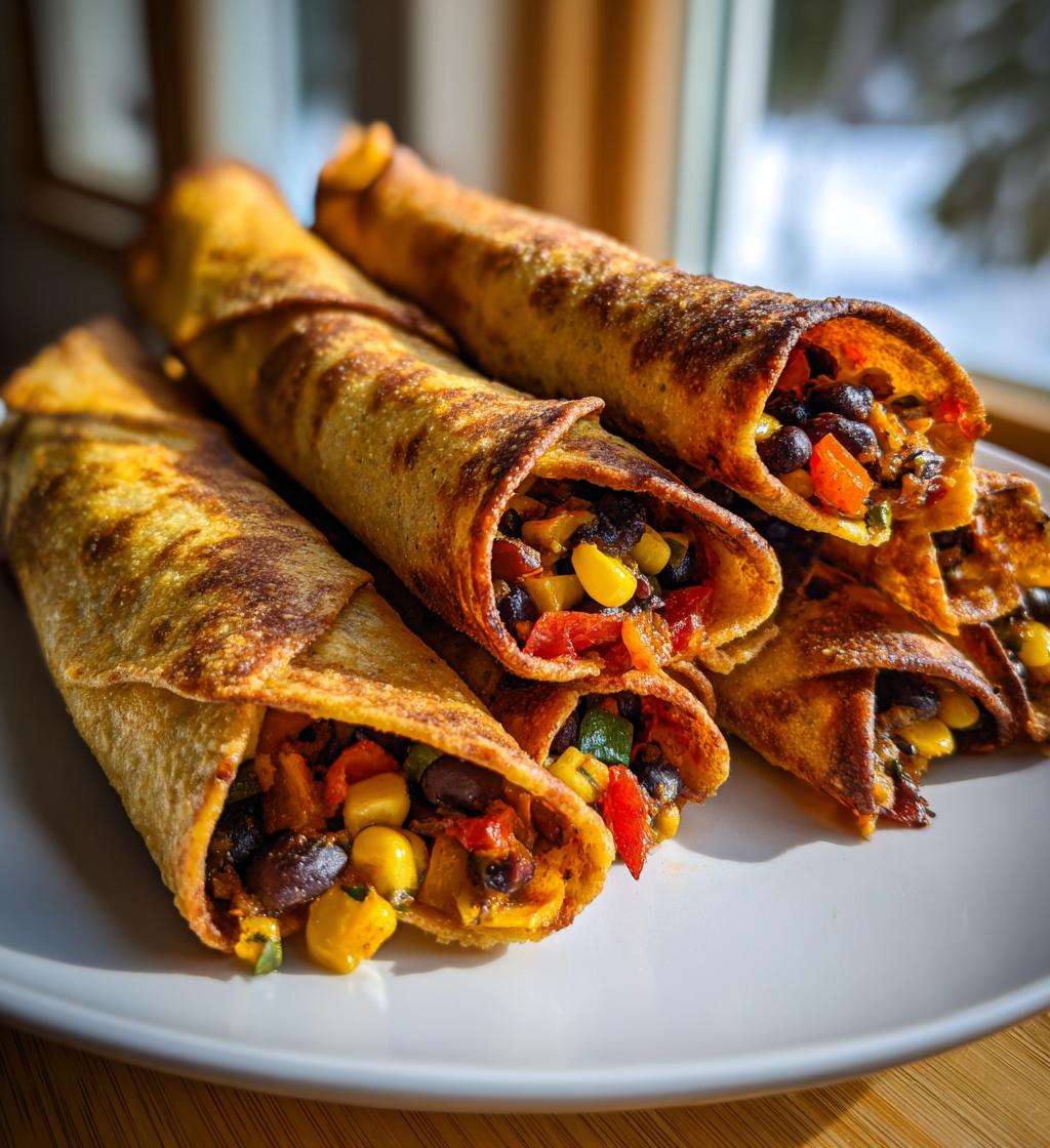 crispy vegan taquitos recipe - detail 1