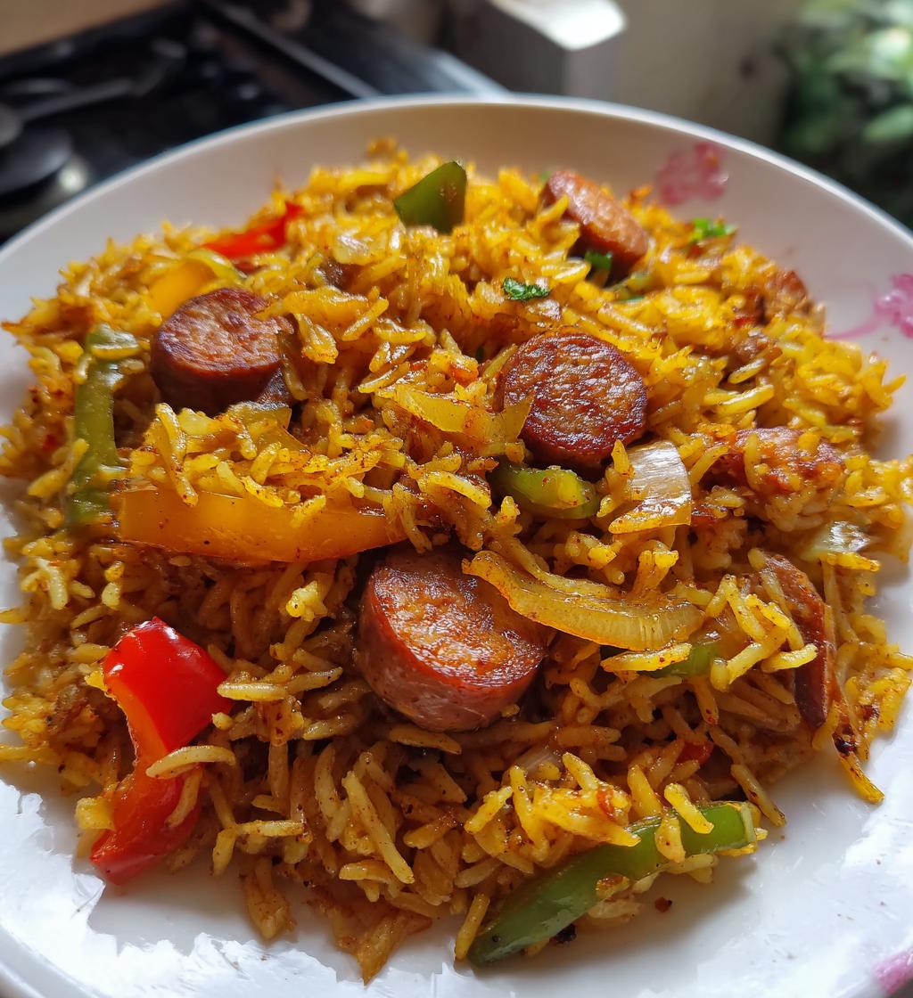 delicious sausage and rice recipe quick hearty meal - detail 1