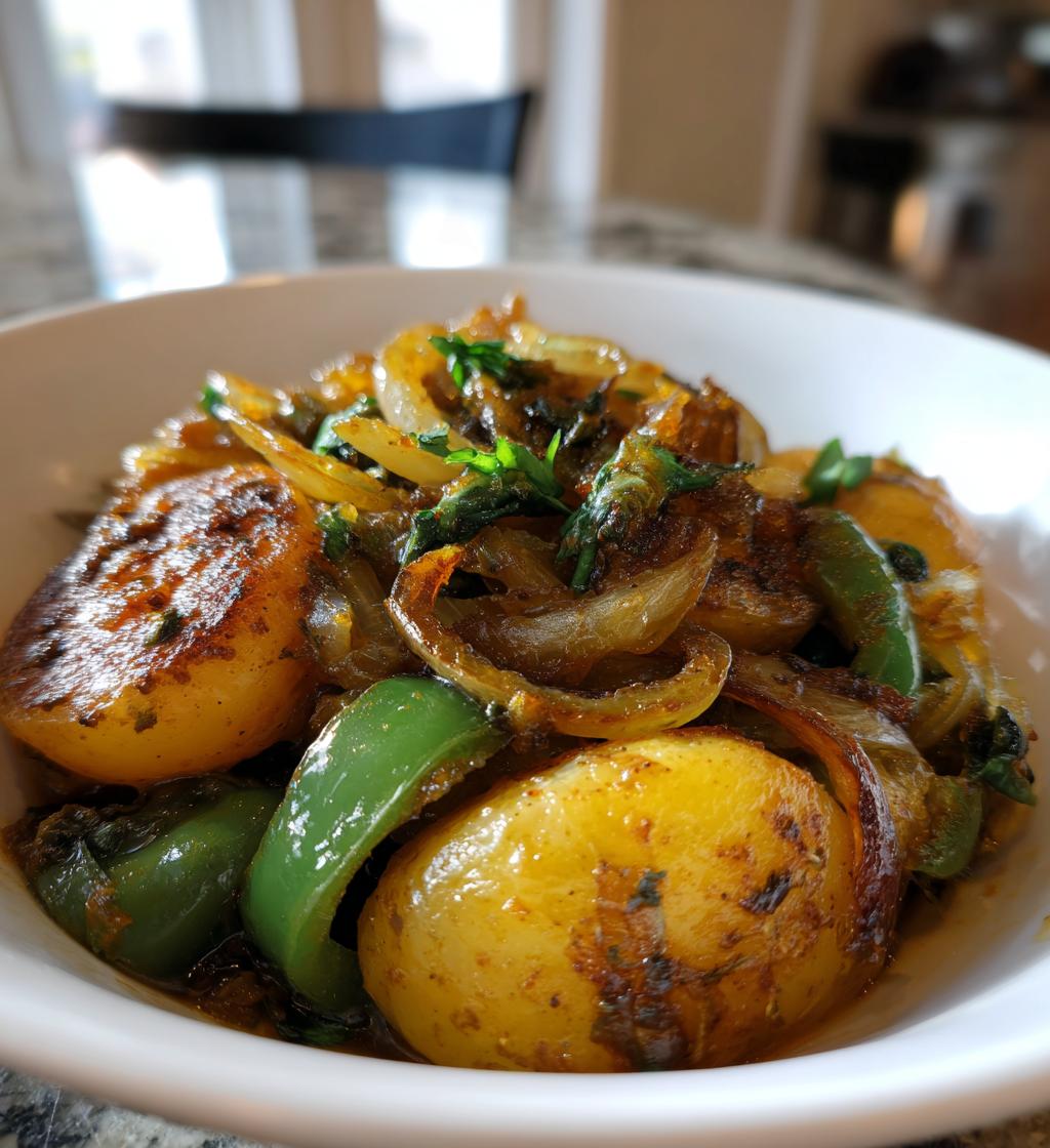 delicious smothered southern potatoes recipe - detail 1