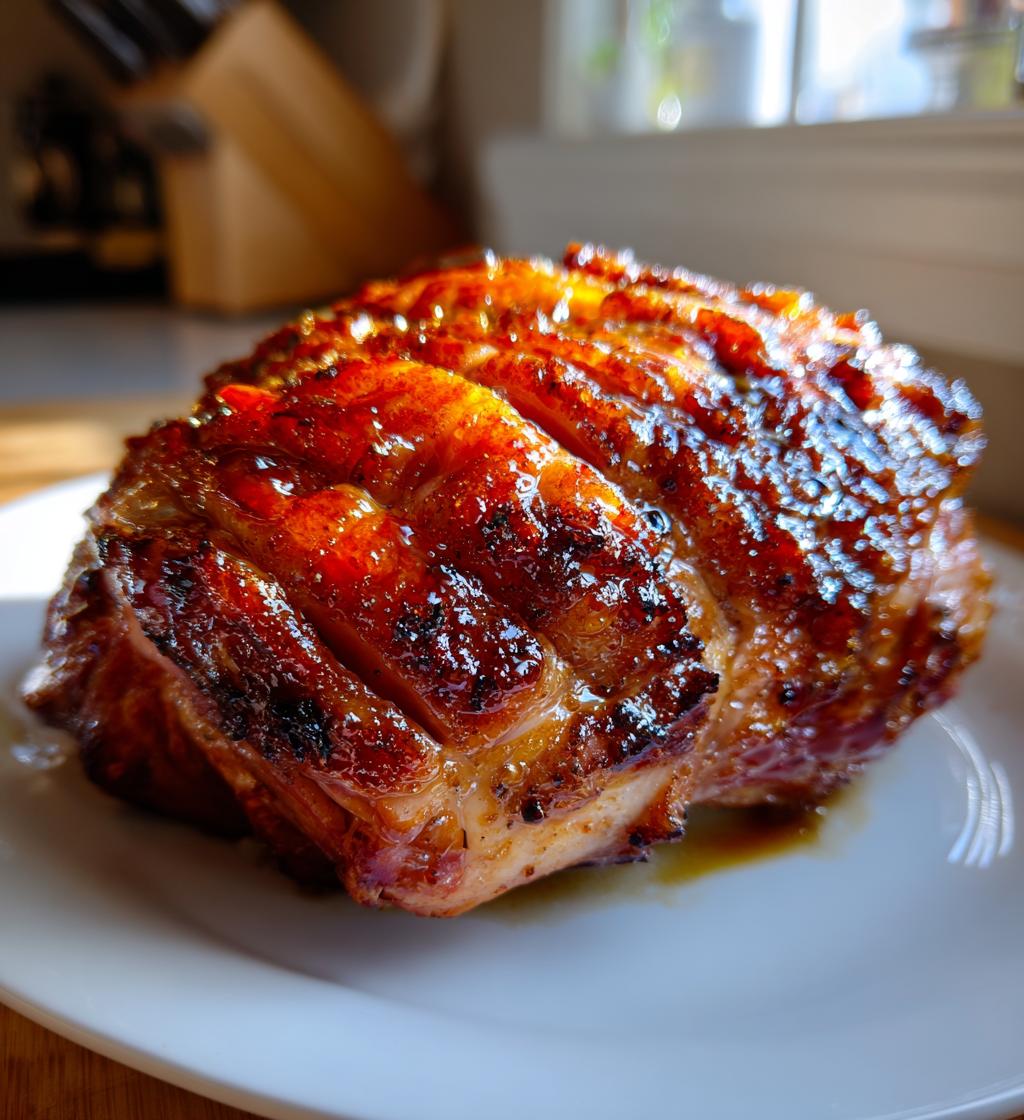 easter crock pot ham