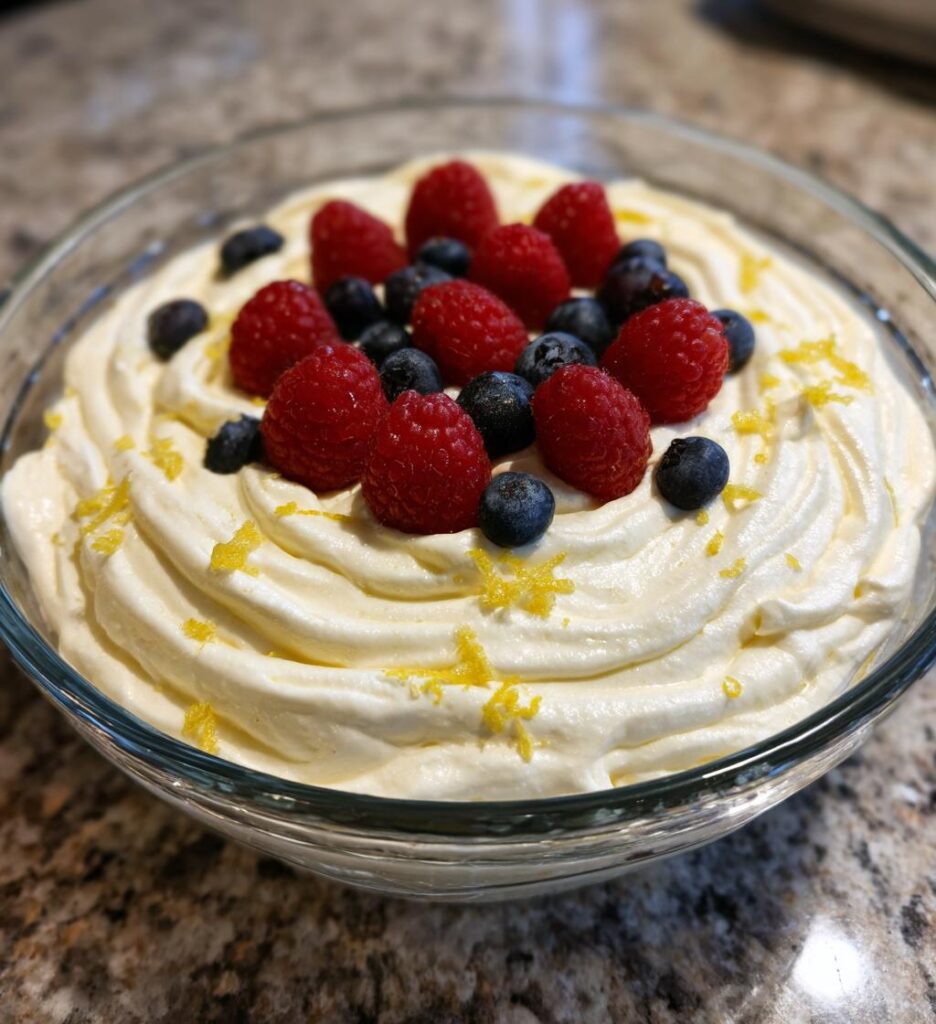 easy lemon mousse