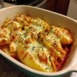 easy spinach and ricotta stuffed shells