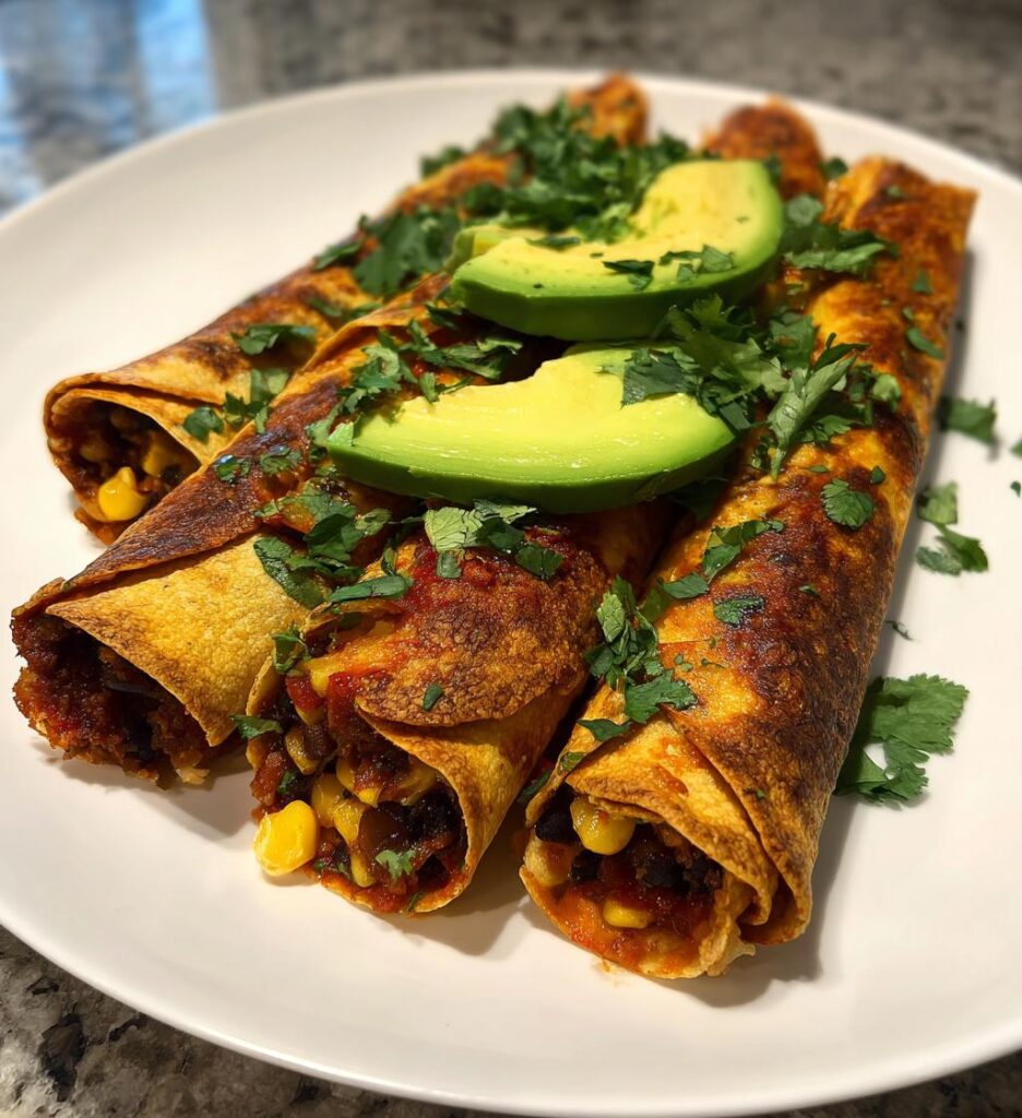 easy vegan taquitos