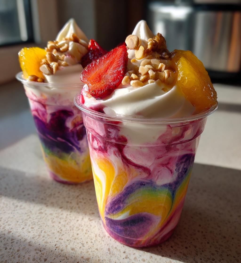 frozen yogurt cups - detail 1