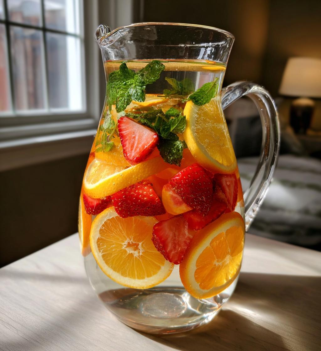 fruit infused water