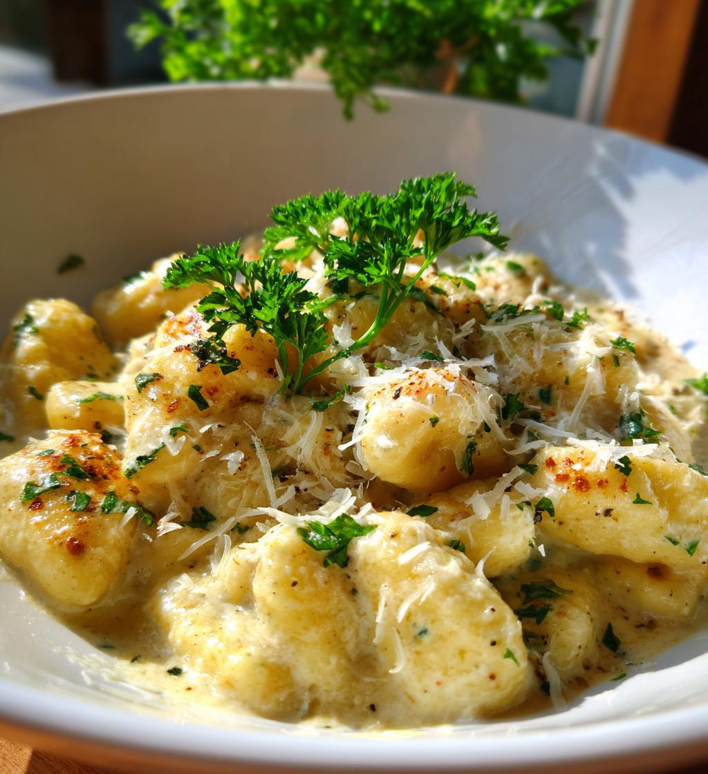 gnocchi cream sauce