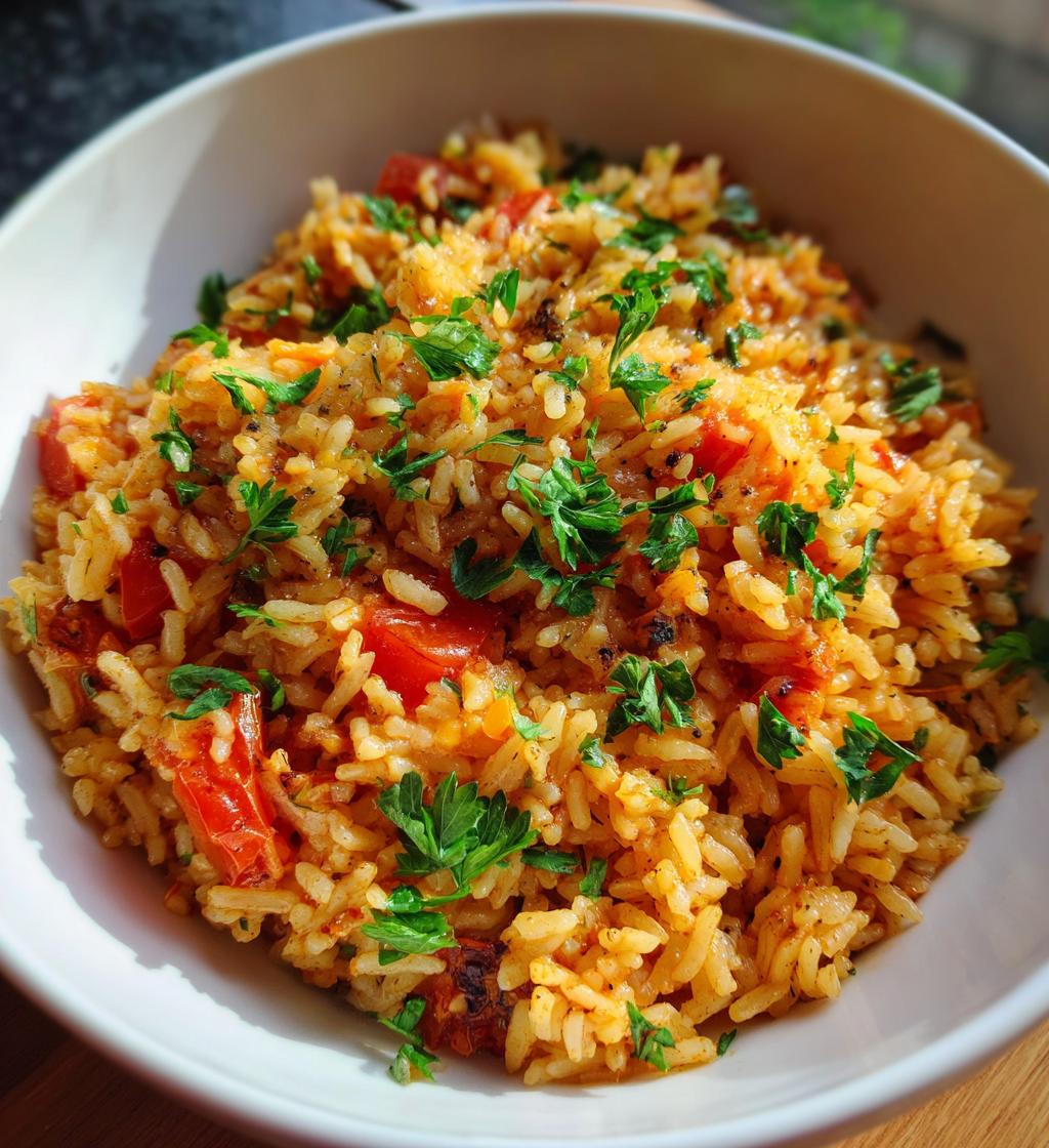 greek tomato rice - detail 1