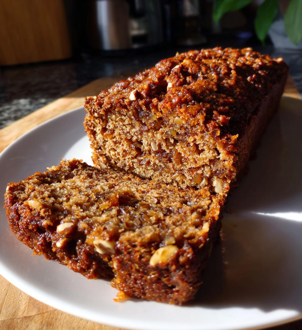 hazelnut date cake - detail 1