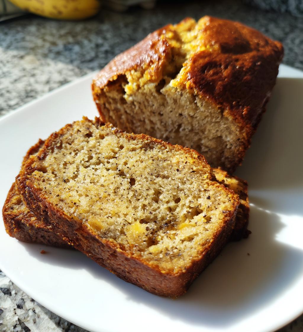 healthy banana bread