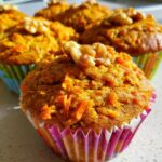 healthy carrot muffins