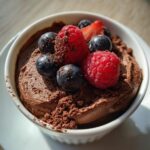 healthy chocolate mousse