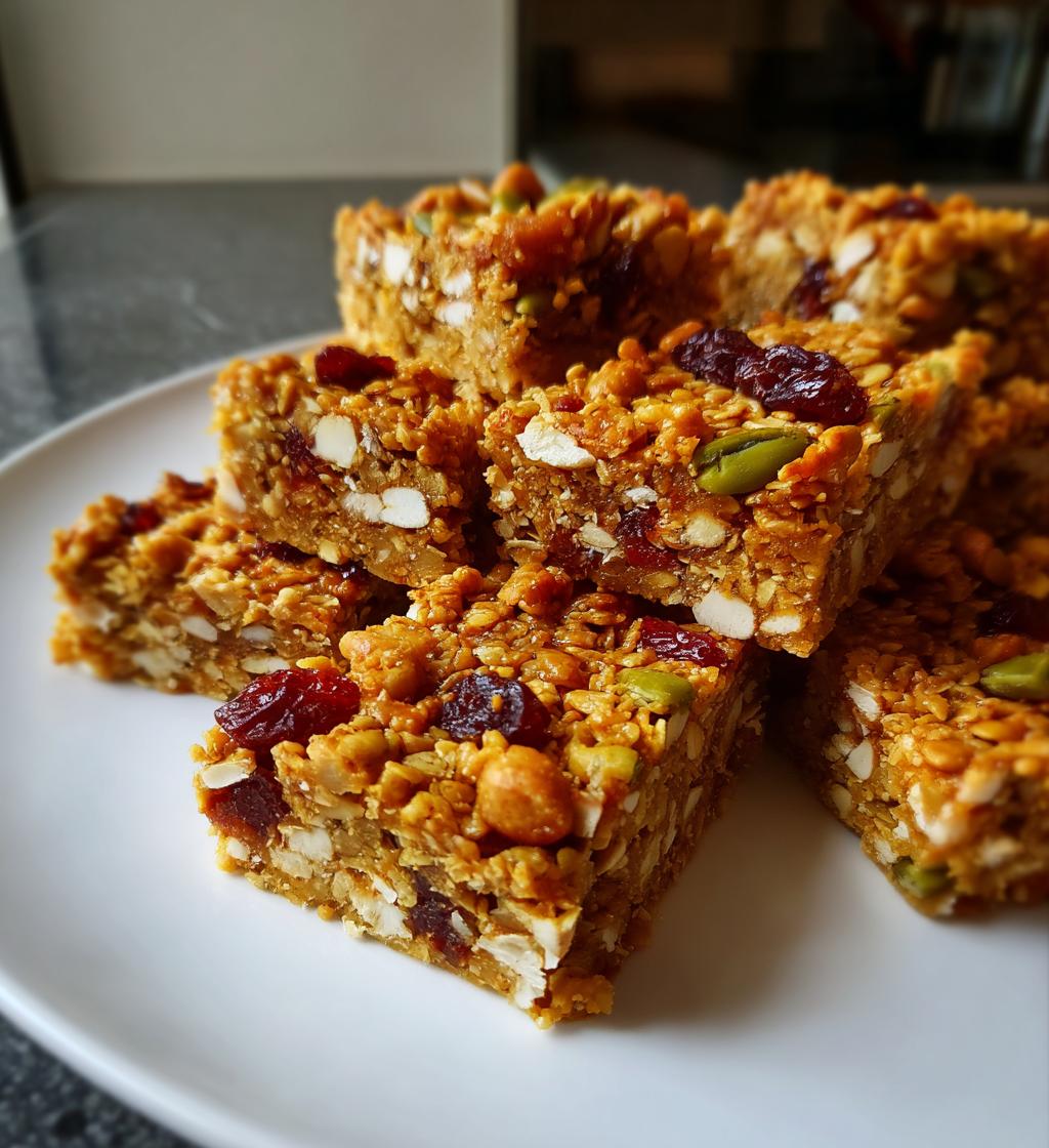 healthy granola bars - detail 1