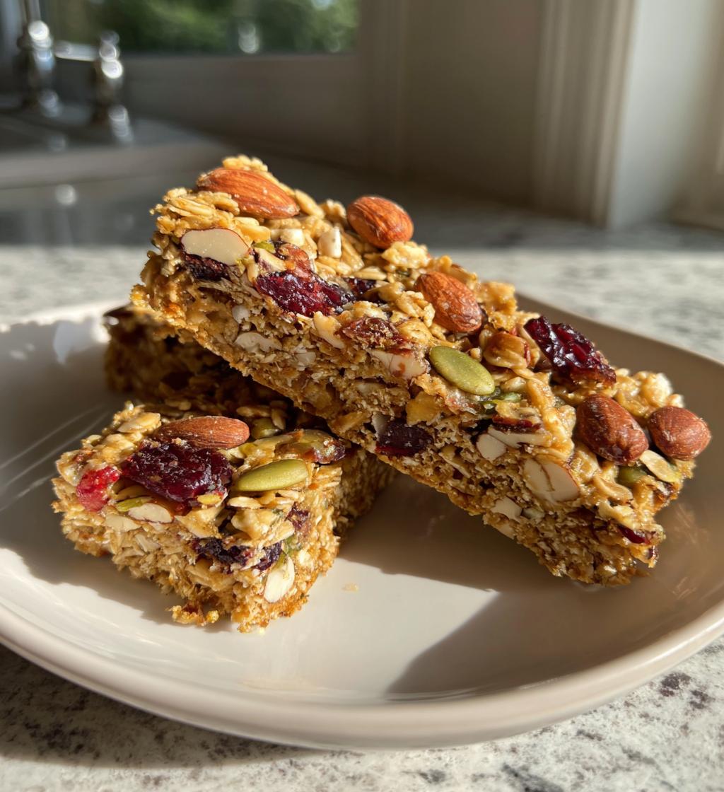 healthy granola bars vegan snack