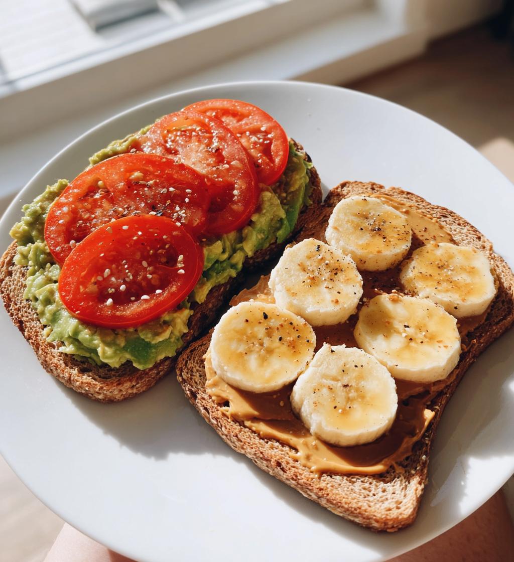 healthy vegan breakfast ideas toast toppings - detail 1