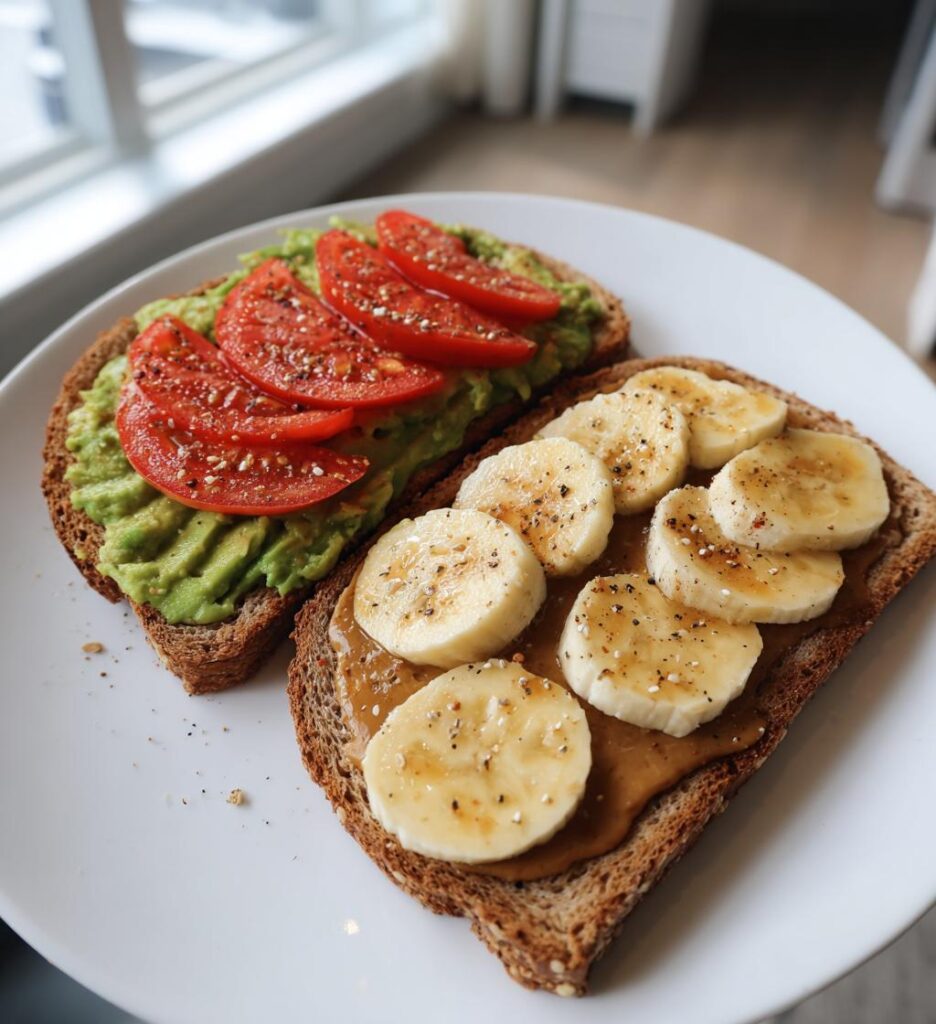 healthy vegan breakfast ideas toast toppings