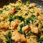 high protein chicken orzo
