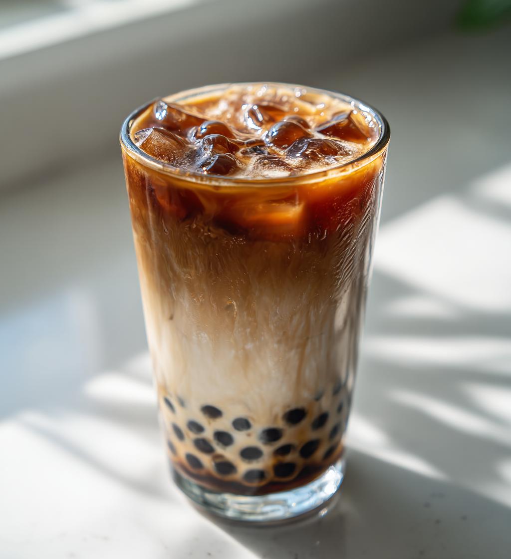 homemade bubble tea - detail 1