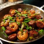 honey garlic shrimp sausage easy one pan dinner
