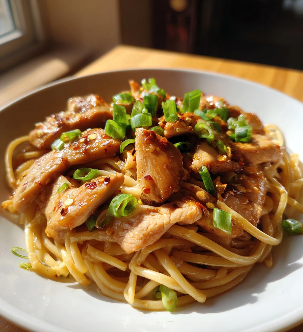 honey pepper chicken pasta - detail 1
