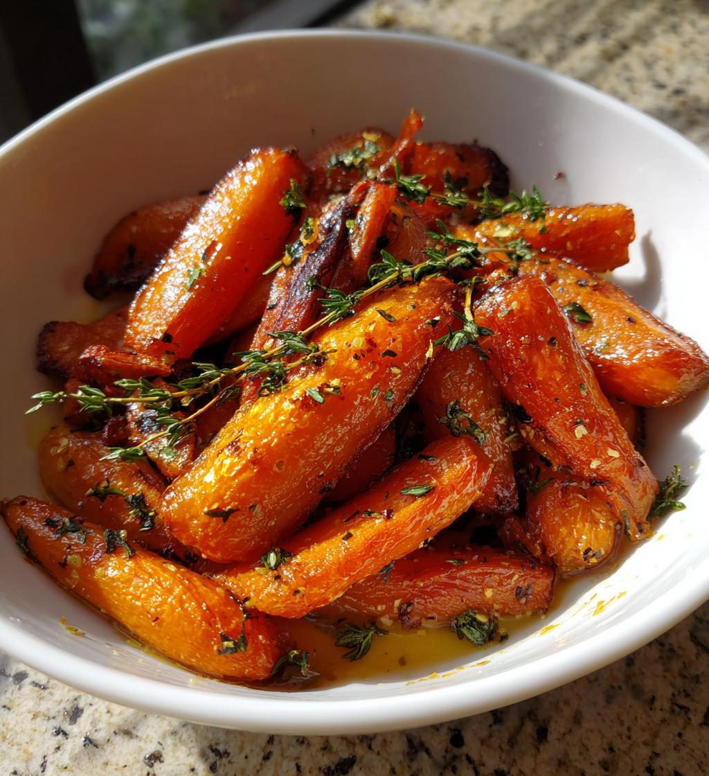 honey roasted carrots - detail 1