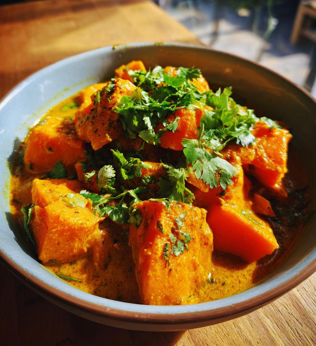 indian pumpkin curry - detail 1