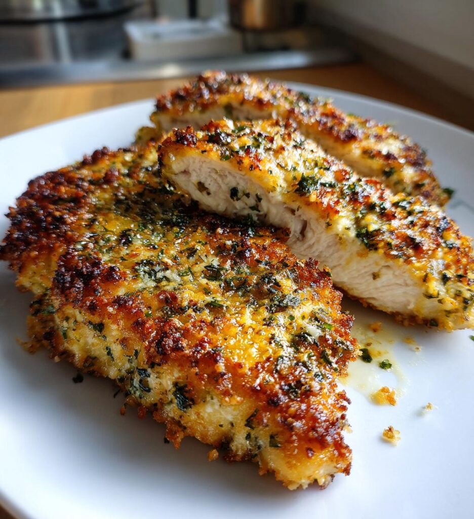 keto chicken recipe parmesan crusted chicken