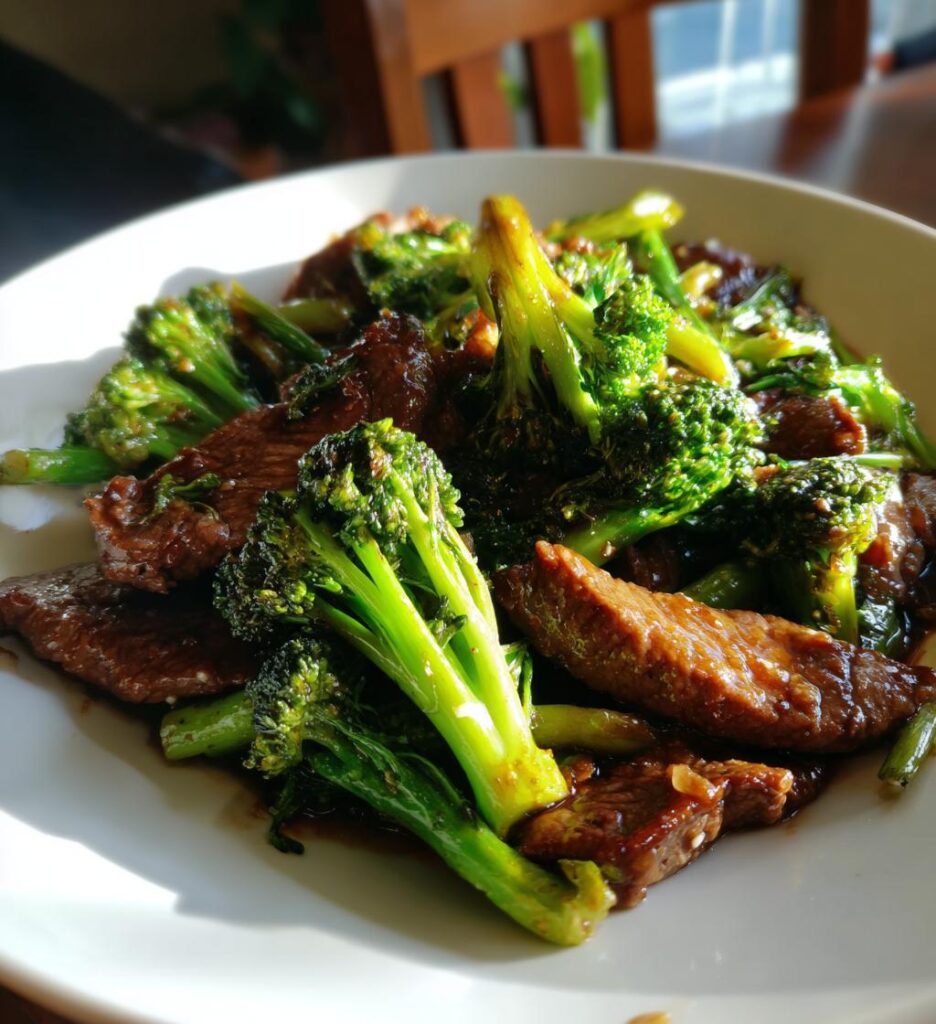 keto low carb beef and broccoli