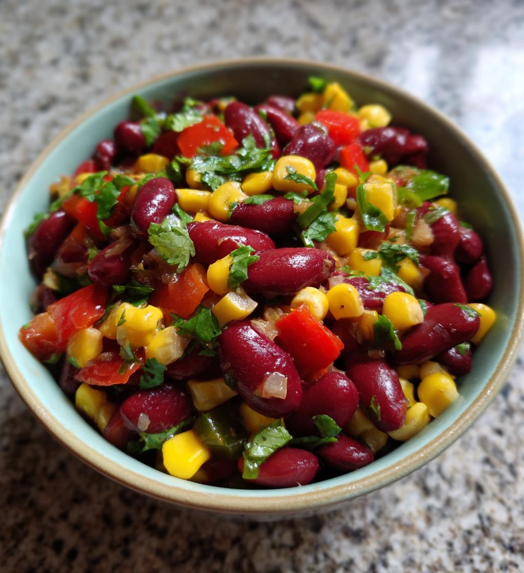 kidney bean salad - detail 1