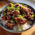 korean ground beef bowl