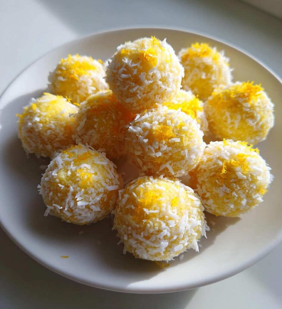 lemon coconut balls